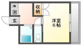 岡山県岡山市北区青江4丁目【マンション】の間取り