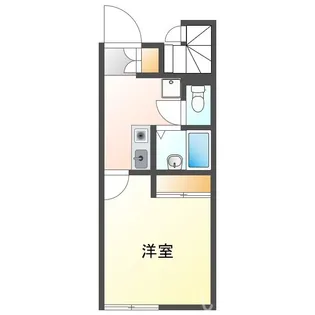 岡山県岡山市北区野田3丁目【アパート】の間取り