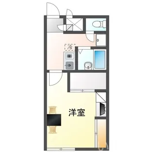 岡山県岡山市南区南輝2丁目【アパート】の間取り