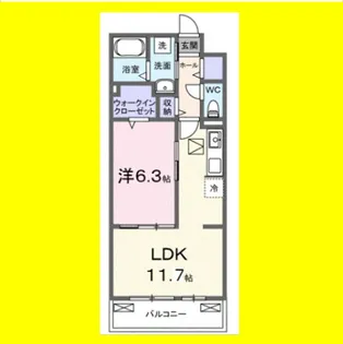 ボナミ A【1階】の間取り