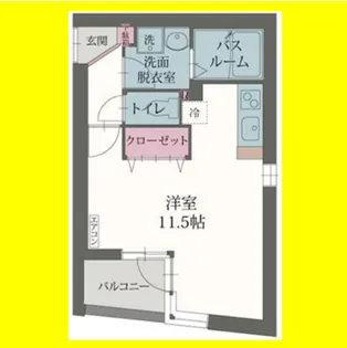 EVERGREEN【4階】の間取り