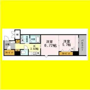 ラフィネ【2階】の間取り