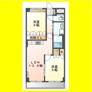 ロジュモ(LOGEMENT)【3階】の間取り