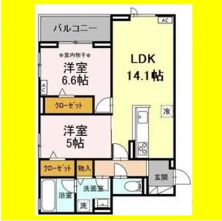 Laule'a(ラウレア)【2階】の間取り