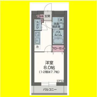 グレース・エステート【204号室】の間取り