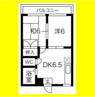 ヴェルドミール【3階】の間取り