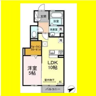 ミルハーナ【1階】の間取り