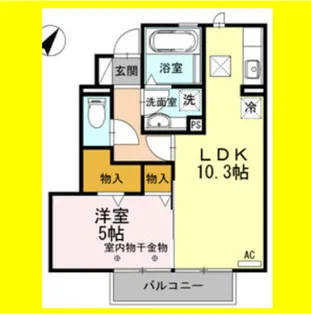 ベラヴィスタ【1階】の間取り