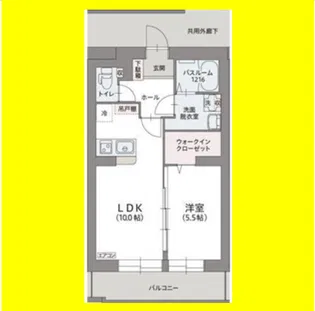 リデンテ【1階】の間取り