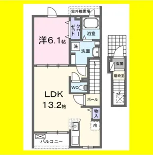 ブリランテ アイ【2階】の間取り