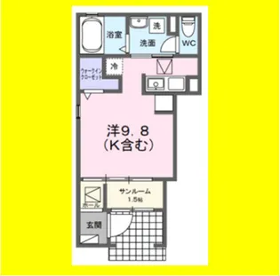 ベル クローバー【1階】の間取り