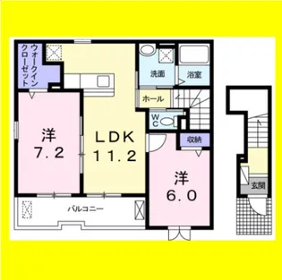 ジェネス【2階】の間取り