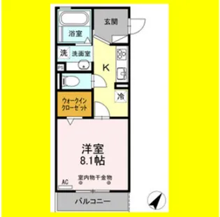 ティティランギ【3階】の間取り