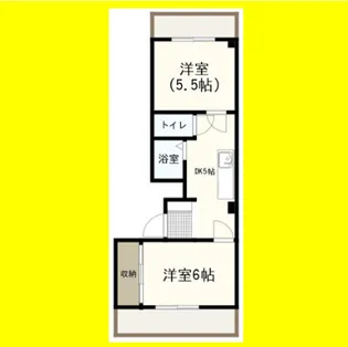 サンライズ7【5階】の間取り