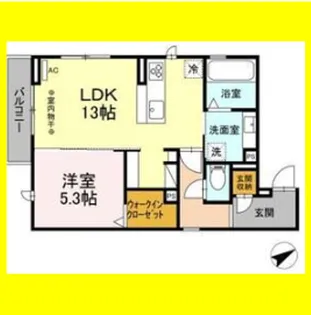 アリビオ【1階】の間取り