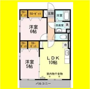 マグノリア【2階】の間取り