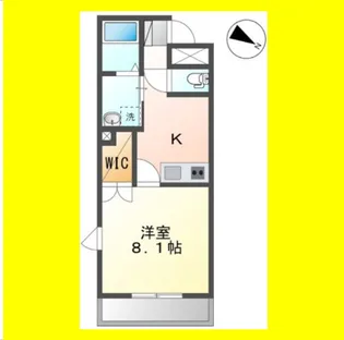 AXIS片羽町【3階】の間取り