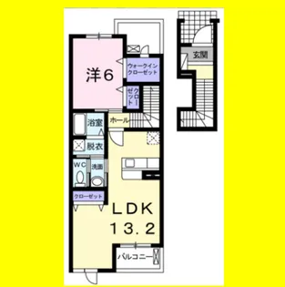プリムローズ ガーデンⅡ【2階】の間取り