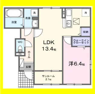 メティス【1階】の間取り