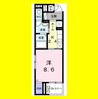 セレーノ・M【3階】の間取り