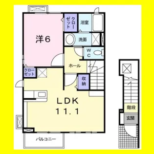フィオーレ【2階】の間取り