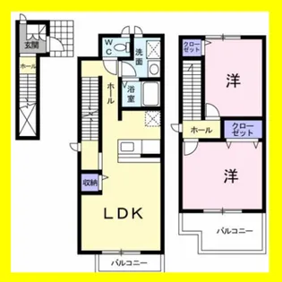 グレイスフルU【2階】の間取り