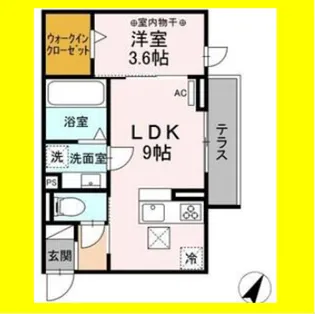 エフォート【1階】の間取り