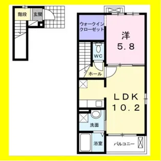 リバー・イーストⅡ【2階】の間取り