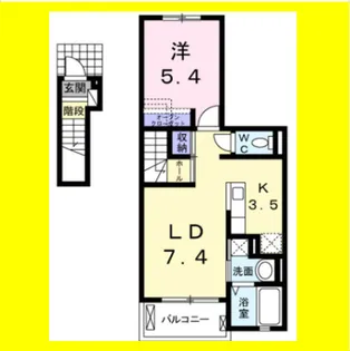 ソラーナⅠ【2階】の間取り