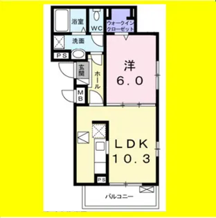 ユーフォリアⅡ【1階】の間取り