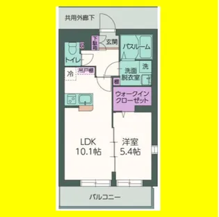 シュールドコリーヌ【1階】の間取り