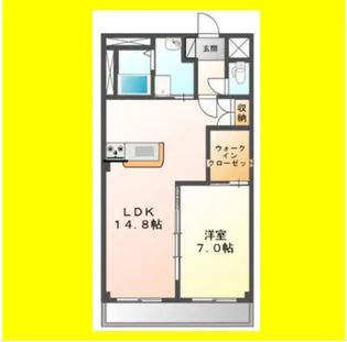 オット アルベーリ【1階】の間取り