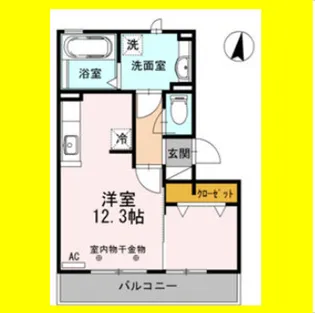 グランルフレ【2階】の間取り