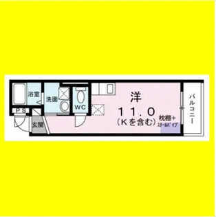 AURORA【1階】の間取り