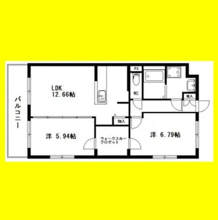 プレメール上土【5階】の間取り