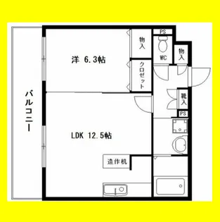 グランストーク大岩【1階】の間取り