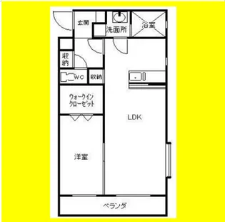 アンソレイエ槙【2階】の間取り