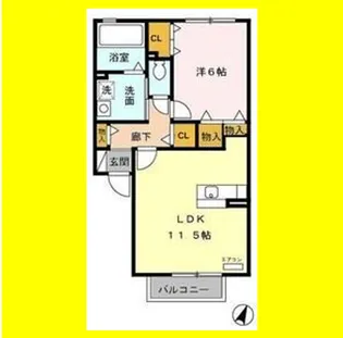 プレミール【2階】の間取り