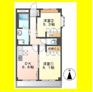 ドルフⅡ【1階】の間取り
