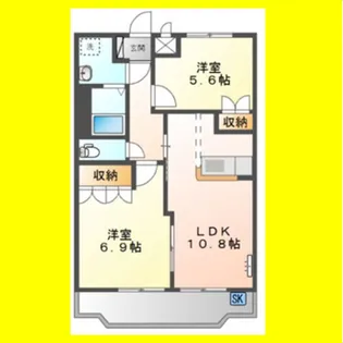 エクセル・ハイム【1階】の間取り