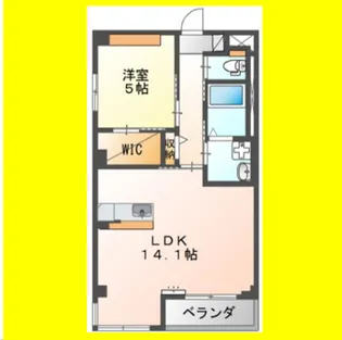 リベール【2階】の間取り