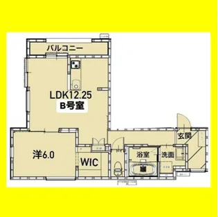 Honer wood上石町【1階】の間取り