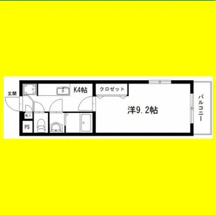 スカイメナー【301号室】の間取り