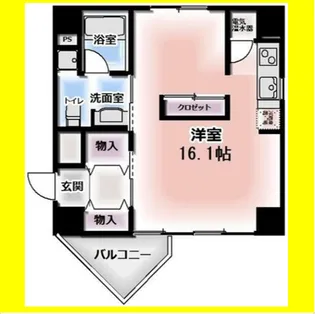 サンフレア日出町【9階】の間取り