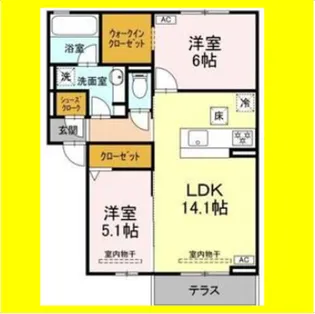(仮称)D-ROOM長沼1丁目【102号室】の間取り