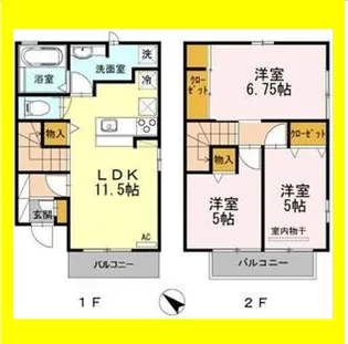 ウィットSDの間取り