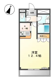 メゾン・ド・万葉【5階】の間取り