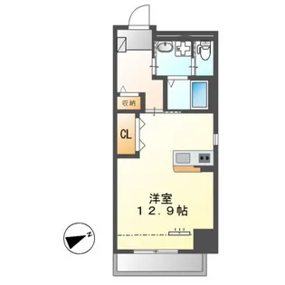 アストレア本通【4階】の間取り