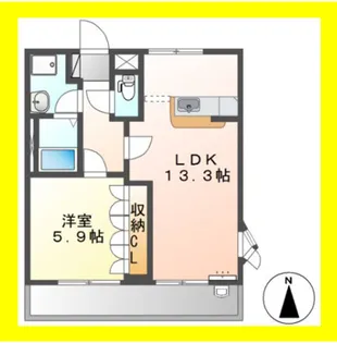 ロイヤル花月【2階】の間取り