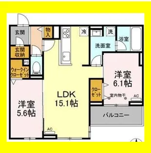 ラフォーレ【3階】の間取り